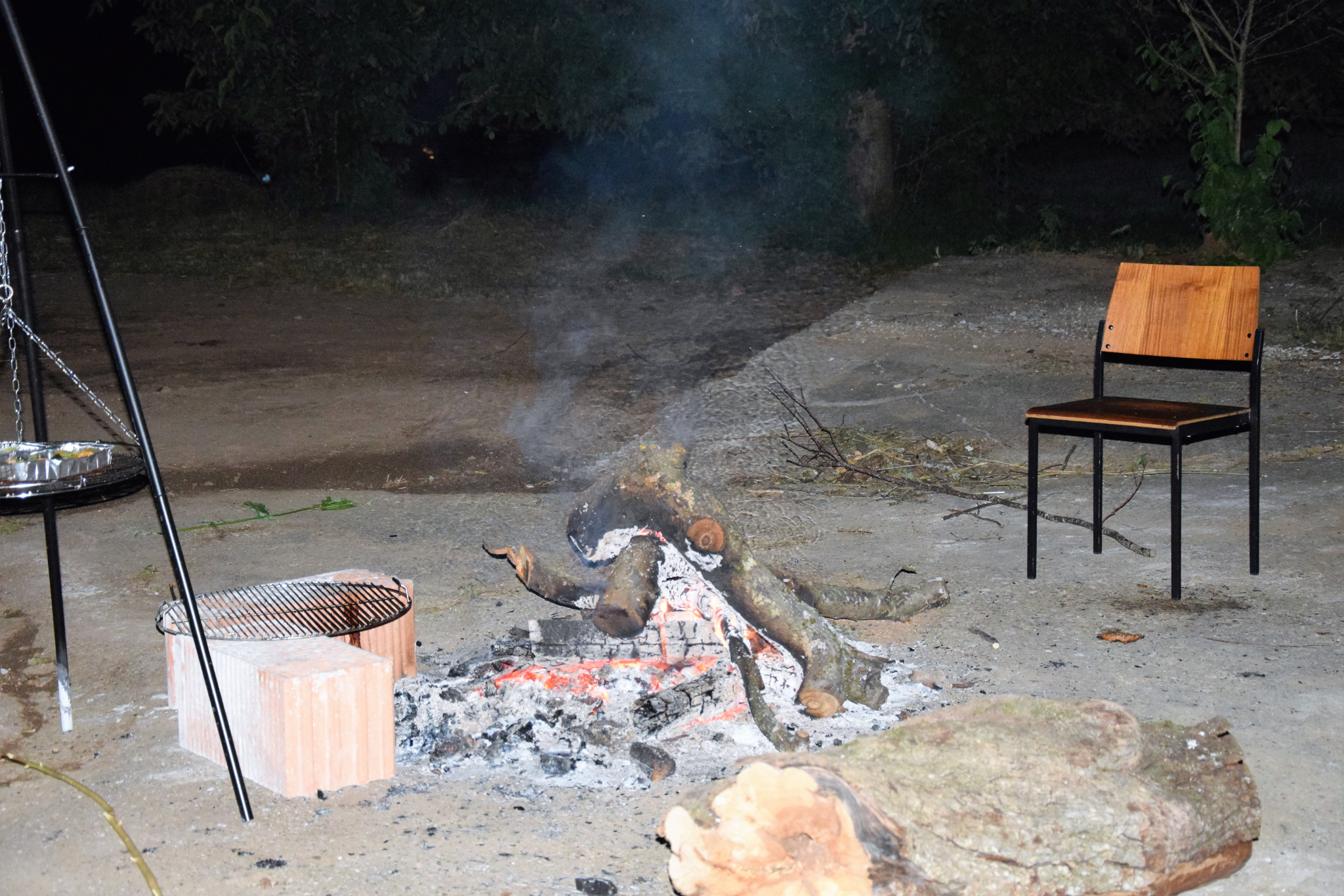 Feuerstelle am Haselbach
