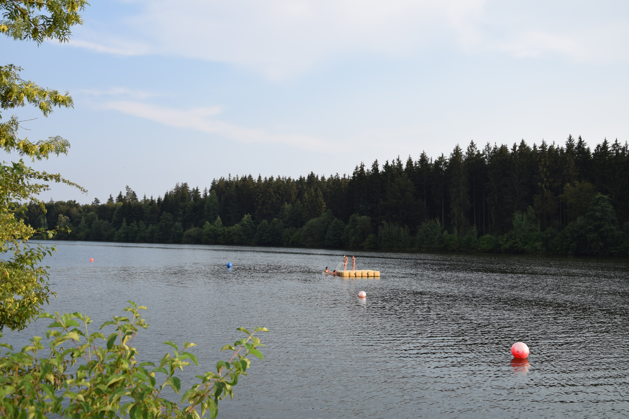 Plattform am See